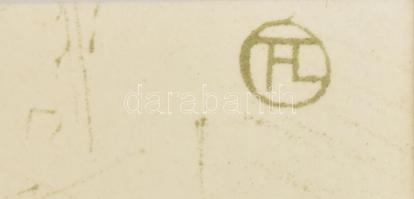 Henri de Toulouse-Lautrec (1864-1901): Női hátakt. Nyomat, papír. Jelzett a nyomaton. Üvegezett fake...