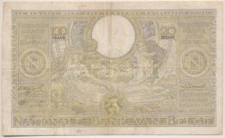 Belgium 1933.06.12. 100Fr/20B T:III Belgium 1933.06.12. 100 Francs / 20 Belgas C:F Krause P#107