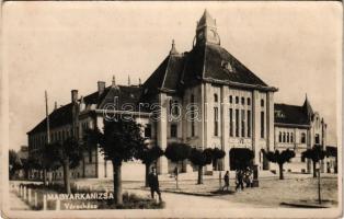 1941 Magyarkanizsa, Ókanizsa, Ó-Kanizsa, Stara Kanjiza; Városháza / town hall. photo (EK)