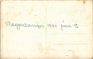 1941 Magyarkanizsa, Ókanizsa, Ó-Kanizsa, Stara Kanjiza; Városháza / town hall. photo (EK)