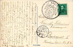 Kassa, Kosice; Székesegyház, színház, uszoda, fürdőzők / cathedral, theatre, swimming pool, bathers ...