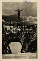 1930 Semmering, Liechtenstein Sprungschanze / ski jump, winter sport