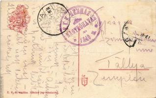 1913 Nagykőhavas, Hohenstein, Piatra Mare (Brassó, Brasov); Nagykőhavasi hegylánc. EKE kiadása / Geb...