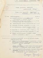 1967 Öveges professzor Öveges József (1895-1979) kézirata. Az általa írt televíziós műsor, a Kísérle...