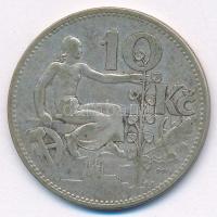 Csehszlovákia 1930. 10K Ag T:2- Czechoslovakia 1930. 10 Korun Ag C:VF