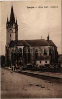 1919 Eperjes, Presov; Római katolikus templom. Cattarino S. utóda Földes Samu kiadása / church