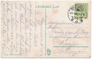 1914 Nagyvárad, Oradea; Pannonia szálloda, Takarékpénztár, Neumann M. üzlete / hotel, savings bank, ...