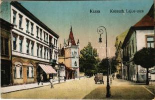1919 Kassa, Kosice; Kossuth Lajos utca, szálloda / street, hotel