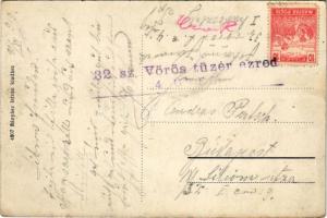 1919 Nagysáros, Velky Saris; M. kir. állami elemi iskola és kisdedóvó, Római katolikus templom. Bány...