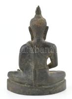 Jelzés nélkül: Buddha. Öntött, patinázott bronz, korának megfelelő állapotban, m: 17 cm
