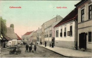 1909 Csíkszereda, Miercurea Ciuc; Apafy utca. Szvoboda József kiadása / street