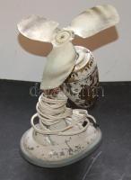 Antik az 1940-es években használt, német gyártmányú asztali ventilátor, kopott állapotban