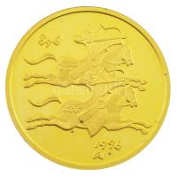 1996. 20.000Ft Au "Honfoglalás 1000. évfordulója" eredeti tokban (7,03g/0.986) T:1- (erede...