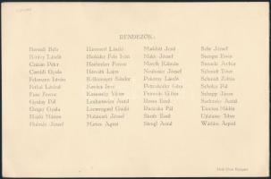 1929 Meghívó a Foed. Em. XVII. Sycambria Corporatió által a Budai Polgári Lövészegyesület helyiségei...