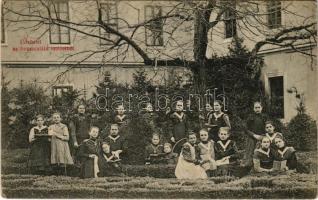 1910 Nagyvárad, Oradea; Immaculata intézet / girl school + "KISJENŐ BIHAR VM. POSTAI ÜGYN"