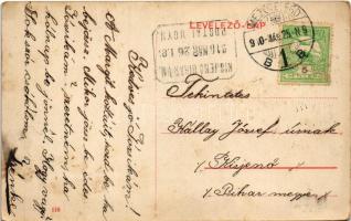 1910 Nagyvárad, Oradea; Immaculata intézet / girl school + "KISJENŐ BIHAR VM. POSTAI ÜGYN"