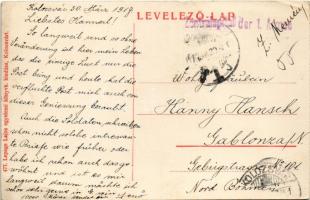 1917 Kolozsvár, Cluj; Református templom, lovashintó. Lepage Lajos kiadása / Calvinist church, horse...