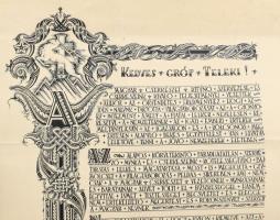 1933 Gödöllői Jamboree, elismerő oklevél Krayzell Kornél cserkésztiszt részére, a Jamboreen végzett ...