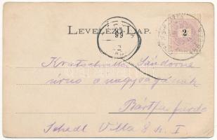 1899 (Vorläufer) Tótsóvár, Sóvár, Solivar (Eperjes, Presov); M. kir. Nándor sófőzőház. Divald / salt...