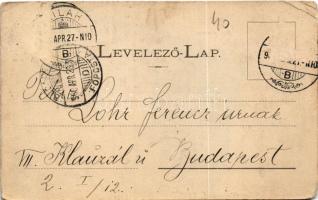 1900 Zilah, Zalau; Református templom. Seres Samu kiadása / Calvinist church (EK)