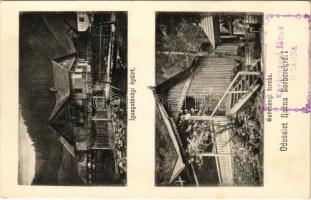 Radnaborberek, Radna-Borberek, Borberek-fürdő, Valea Vinului; Igazgatósági épület, Széchenyi-forrás / spa, directorate building, spring source