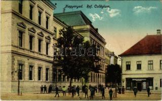 Nagyenyed, Aiud; Református kollégium, Földes Ede könyvnyomdája és üzlete / Calvinist boarding school, publishing house, shop (EB)