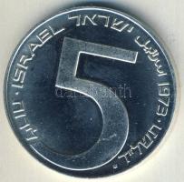 Izrael 1973. 5L Ag "Hanukkah" T:BU Tanúsítvánnyal!