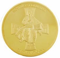 Vatikán DN "Ioannes Paulus PP. II. / Nostra est deus spes" aranyozott Cu emlékérem Swarows...