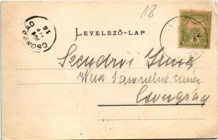 1904 Tusnád-fürdő, Baile Tusnad; Szent Anna tó. Nagylaki Mór kiadása / Sct. Anna-See / Lac de Ste An...