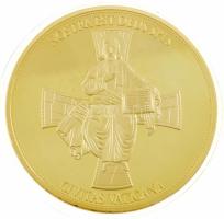 Vatikán DN "Pius de Petrelcina / Nostra est deus spes" aranyozott Cu emlékérem Swarowski k...