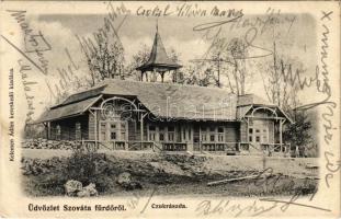 1906 Szováta-fürdő, Baile Sovata; Cukrászda. Kelemen Ádám kiadása / confectionery (kis szakadás / small tear)