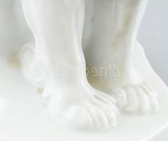 Herendi nagy méretű jegesmedve szobor. Jelzett (Markup Béla 1927), Kézzel festett, jelzett, hibátlan...