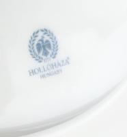 Hollóházi szeder mintás tortatál, matricás, jelzett, hibátlan, m:14 cm, d:26 cm