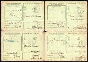 1944 II. világháborús tábori posta levelezőlapok (10 db)