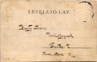 Szecessziós Krampusz / Art Nouveau Krampus. B.R.W. (r)