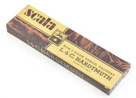 L. & C. Hardtmuth Koh-I-Noor Scala, régi csehszlovák ceruza, 6 db, eredeti papírdobozban