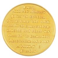 1996. "Magyarország halma - Millenium 1896 - A Honfoglalás emlékére 1996" aranyozott Cu em...
