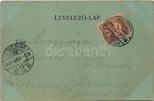 1900 Karánsebes, Caransebes; látkép / general view (EK)