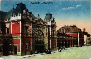 1919 Kolozsvár, Cluj; pályaudvar, vasútállomás / railway station (EK)