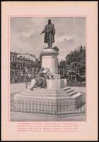 cca 1910 Milano. Monumenti Edifici Opere d'Arte, leporelló, 33 képpel + 1 db 4 lapból álló pano...