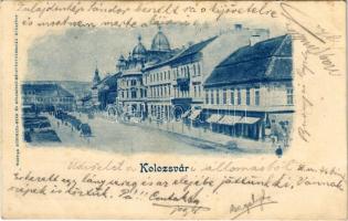 ~1900 Kolozsvár, Cluj; utca. Magyar Automata-Gyár és Kölcsönző Rt. kiadása / street