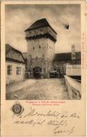 1899 (Vorläufer) Kolozsvár, Cluj; Hídkapu külvárosi oldala a XIX. század elején. Kováts P. fiai 85. / gate in the 19th century