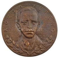 Martsa István (1912-1978) DN Rózsa Ferenc díj bronz plakett (120mm) T:1-