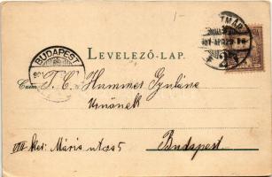 1901 Szatmárnémeti, Szatmár, Satu Mare; Székesegyház, zárda. Reizer János kiadása / cathedral, nunne...