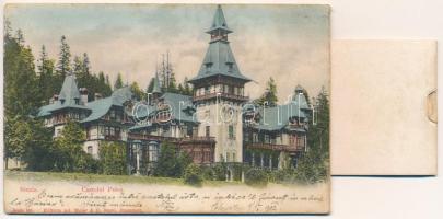 1907 Sinaia, Castelul Peles / castle - Leporello can be pulled out with 12 small images