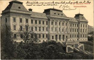 1910 Selmecbánya, Schemnitz, Banská Stiavnica; M. kir. bányászati főiskola. Joerges / mining academy