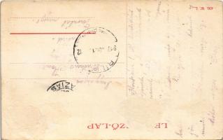 1917 Zsombolya, Jimbolia; Gróf Csekonics féle kastély kert részlete. W.L. 430. / castle park (r)