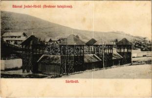 1907 Báznafürdő, Bad Baassen, Baile Bazna; Jódsó-fürdő (Brekner tulajdona), sárfürdő / spa, iodized salt and mud bath