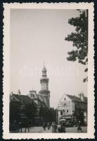 cca 1930 Sopron, tűztorony, fotó, 9×6 cm