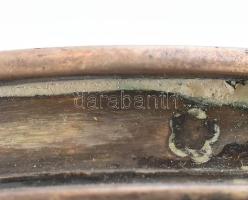 Ezüst (Ag) teakiöntő garnitúra, jelzett, kis sérülésekkel, nettó: 750 g